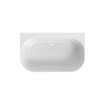 Arcqua Palmas Baignoire semi-autoportante - 180x110cm - acrylique - siphon à droite - blanc mat SW1530118