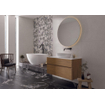SAMPLE Terravito Melora carreau mural - 60x120cm - rectifié - Aspect béton - White decor mat (blanc) SW1130651