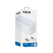 Tiger 2 Store Étagère murale/Panier de douche 25 cm Blanc SW544568