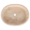 Differnz Ribba waskom - 50x38x12cm - marmer - beige SW1566360