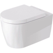 Duravit Starck Me Toiletset - inbouwreservoir - diepspoel - wandcloset - softclose - bedieningsplaat verticaal/horizontaal - RVS SW158524