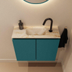 MONDIAZ TURE-DLUX Meuble toilette - 60cm - Smag - EDEN - vasque Frappe - position centrale - 1 trou de robinet SW1103006