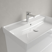 Villeroy & Boch Collaro lavabo-meuble - 80x47cm - avec trop-plein 1 trou de robinet blanc SW358322