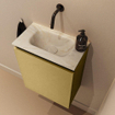 MONDIAZ TURE-DLUX 40cm toiletmeubel Oro. EDEN wastafel Ostra positie midden. Zonder kraangat. SW1104966