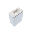 MONDIAZ TURE-DLUX Meuble toilette - 40cm - Clay - EDEN - vasque Ostra - position centrale - sans trou de robinet SW1104789
