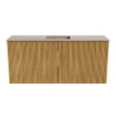 Mondiaz JOYA-DLUX 90cm toiletmeubel - kleur Oak - Wastafel FAYE positie Midden Zonder kraangat kleur Saba. SW1424184
