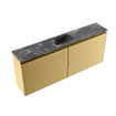 MONDIAZ TURE-DLUX Meuble toilette - 120cm - Oro - EDEN - vasque Lava - position centrale - 1 trou de robinet SW1103950