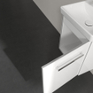 Villeroy & boch Avento meuble sous lavabo 417x520x346 1 porte charnière droite crystal blanc SW59882