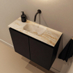 MONDIAZ TURE-DLUX meuble de WC 60 cm Urban. EDEN lavabo Frappe position milieu. Sans trou de robinet. SW1102629