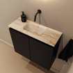 MONDIAZ TURE-DLUX Meuble toilette - 60cm - Urban - EDEN - vasque Frappe - position centrale - sans trou de robinet SW1102629