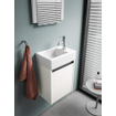 Duravit Ketho 2 meuble sous-lavabo avec 1 porte 36.4x23.8x44cm droite, avec poignée anthracite blanc supermat SW772018