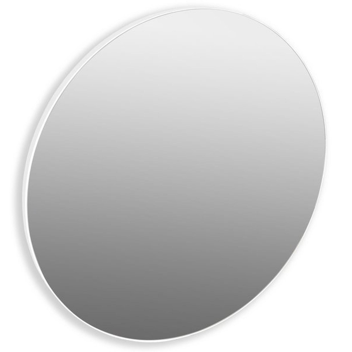 vogel Zweet Naar behoren Plieger Bianco Round spiegel 60cm witte lijst - 1010358 - Sanitairwinkel.nl