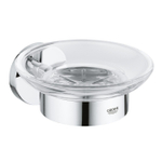 Grohe Essentials Zeepschaal - met houder - wandmontage - chroom 0438147