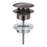 Grohe Afvoergarnituur - push-open - hard graphite (antraciet) SW236984