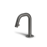 Clou Kaldur robinet de lavabo compact bec court R gunmetal brossé PVD SW799385