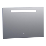 BRAUER Garnet spiegel – 100x70 cm – directe LED boven – Aluminium SW278181