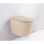 QeramiQ Dely Abattant WC - frein de chute - déclipsable - 35mm - beige mat SW1000771