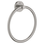 GROHE Essentials porte-serviettes - 18 cm - rond - superacier SW97633