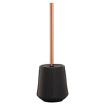 Sealskin Conical brosse WC 12.3x39x12.3cm porcelaine noir SW94588