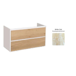Saniclass new future façade de tiroir 100cm bois chêne blanc SW25008