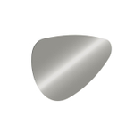 Riho Pebble spiegel – organisch – 100x66,7 cm – indirecte LED rondom – spiegelverwarming – Zilver SW956421