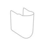 Villeroy & Boch O.novo sifonkap - voor wastafel CeramicPlus - White Alpine (glans wit) 0124207