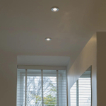 QAZQA Xena inbouwspot - 8x8cm - IP44 - rond - staal SW1187194