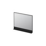 INK Miroir 100cm avec cadre noir et tablette SW242762
