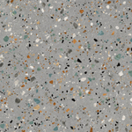 SAMPLE Prissmacer Cerámica Gobi Grigio Vloer- en wandtegel gerectificeerd Terrazzo Mat Grijs SW735577