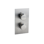 Fortifura Calvi Thermostatische Inbouwkraan - met inbouwdeel - PVD - geborsteld RVS SW721168