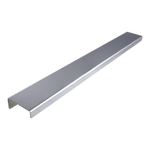 BRAUER Poignée de meuble en applique - 30 cm - modèle A - matériau inox - chrome SW1203267