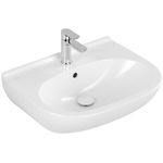 Villeroy et Boch O.novo Lavabo 60x49cm avec 1 trou pour robinetterie sans trop plein ceramic+ Blanc 0124135