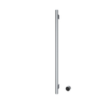 Hotbath &MORE Handdoekradiator - 19x115cm - rond - 1 stangen - verticaal - met schakelaar - chroom SW1245707
