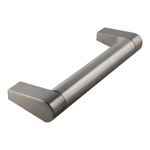 BRAUER Poignée de meuble en saillie - 12,8cm - modèle F - matériau inox - aluminium SW8565