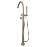 Wiesbaden Caral mitigeur baignoire thermostatique sur pied acier brossé SW385102