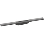 Hansgrohe RainDrain Flex douchegoot - 70cm - brushed black chrome (zwart) SW1590342