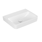 Villeroy & Boch O.novo wastafel - zonder kraangat - 60x46cm - zonder overloop CeramicPlus - White Alpine (glans wit) SW448374