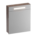 BRAUER Promise armoire de toilette - 60x70x15cm - avec éclairage direct 1 porte miroir simple battant à gauche Erosion SW720890