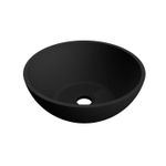 Arcqua Prince waskom 38cm cast marble mat zwart SW493144