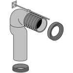 Villeroy & Boch coude d'évacuation vertical 70-170mm 0102225