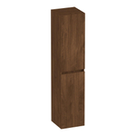 BRAUER Joy Wavy armoire haute 160 avec 2 portes sans poignée ouvrant à gauche ou à droite Forest Cacao SW1201288
