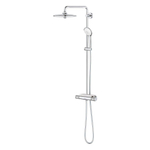 GROHE Euphoria Regendoucheset Opbouw- hoofddouche 26cm - massage handdouche rond - thermostatisch - chroom SW536472