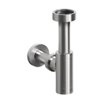 Clou Mini Suk siphon design spécial pour petits lave-mains inox brossé SW9439