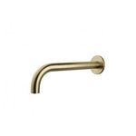 Wiesbaden Caral baduitloop rond 30 cm 1/2'' geborsteld messing PVD SW373440