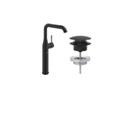 GROHE Eurosmart Mitigeur de lavabo - taille XL - bonde push-open - noir mat SW1204278