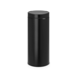 Brabantia Touch Bin Poubelle - 30 litres - seau intérieur en plastique - matt black SW1117315