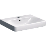 Geberit Smyle lavabo carré avec trou pour robinet avec trop-plein 60x48x16.5cm blanc SW417382