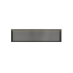 Hotbath &MORE Boîte encastrée ou niche encastrée - 30x120x10 - avec LED IP44 - Gunmetal brossé PVD SW1246639