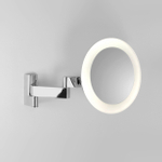 Astro nii avec miroir de rasage rond led cs 3000k chrome SW680048