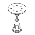 Crosswater Leg Set 25mm Verhogingsset - 8-potige - voor Vito & Creo Douchebakken - wit SW916882